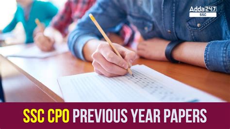 sarkari exam previous year paper|SSC CPO Previous Year Papers, Download PYQs .